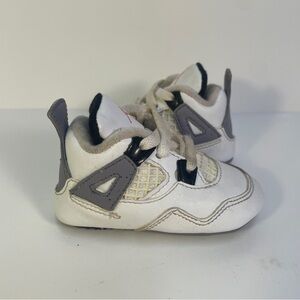 Air Jordan Retro IV 4 White Cement 2012 487219-103 Toddler 3C Crib No Box